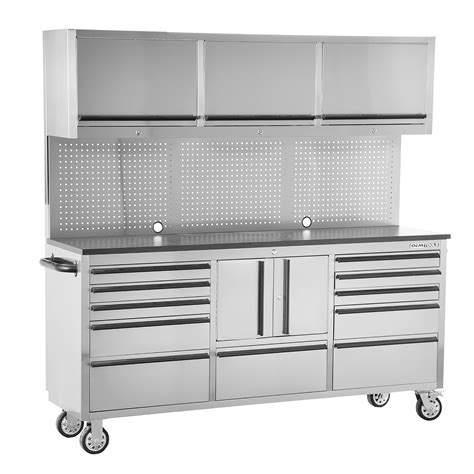 Stainless steel workshop cabinets 